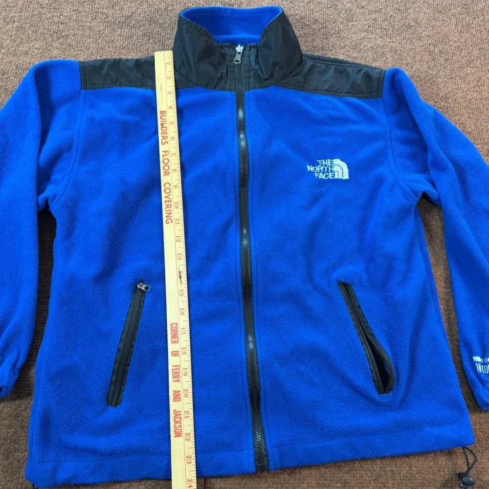 A- The North Face Summit Series Fleece Jacket Mens Medium Full Zip Denali Style